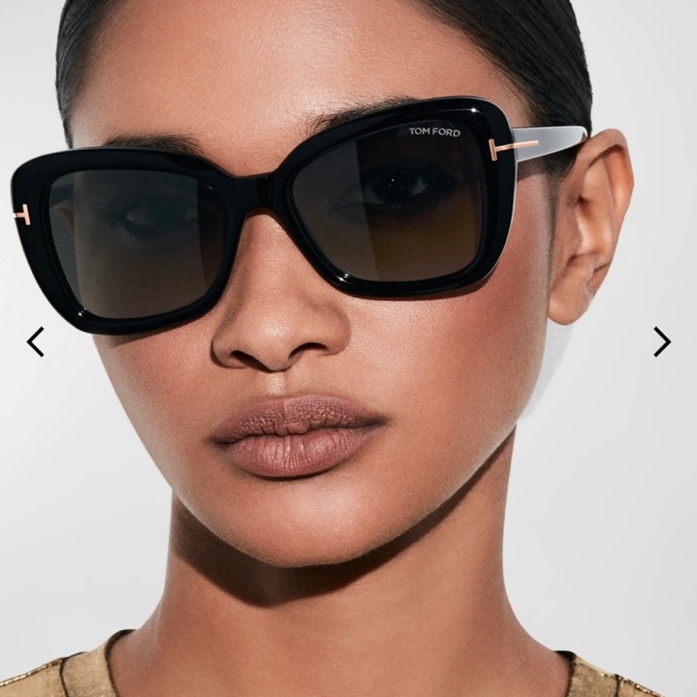 Tom Ford Glossy Black Women's Sunglasses - Picture 6 of 6